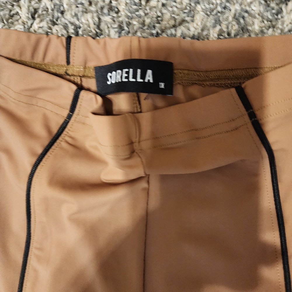 Sorella Shape tan color Piping legging size 1xl - Picture 2 of 10